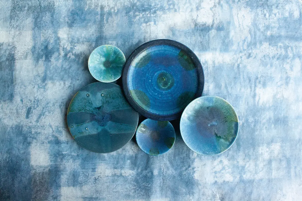 人気作家☆金澤尚宜☆青碗（カップ）☆あよお 人気作家 人気作家☆金澤